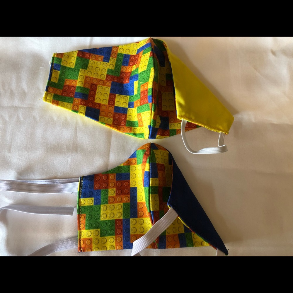 Lego Print Face Mask